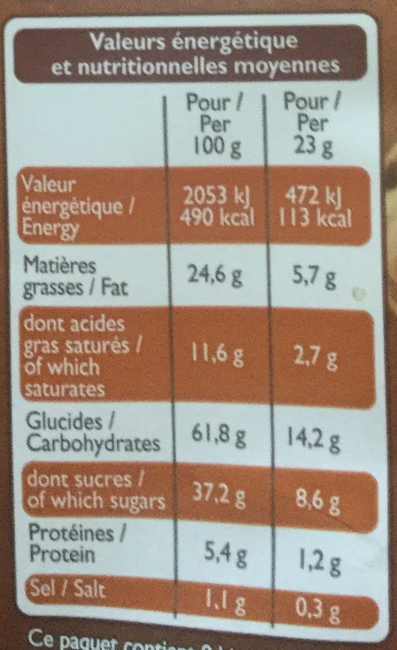 Leader Price Cookies maxi pépite chocolat packshot