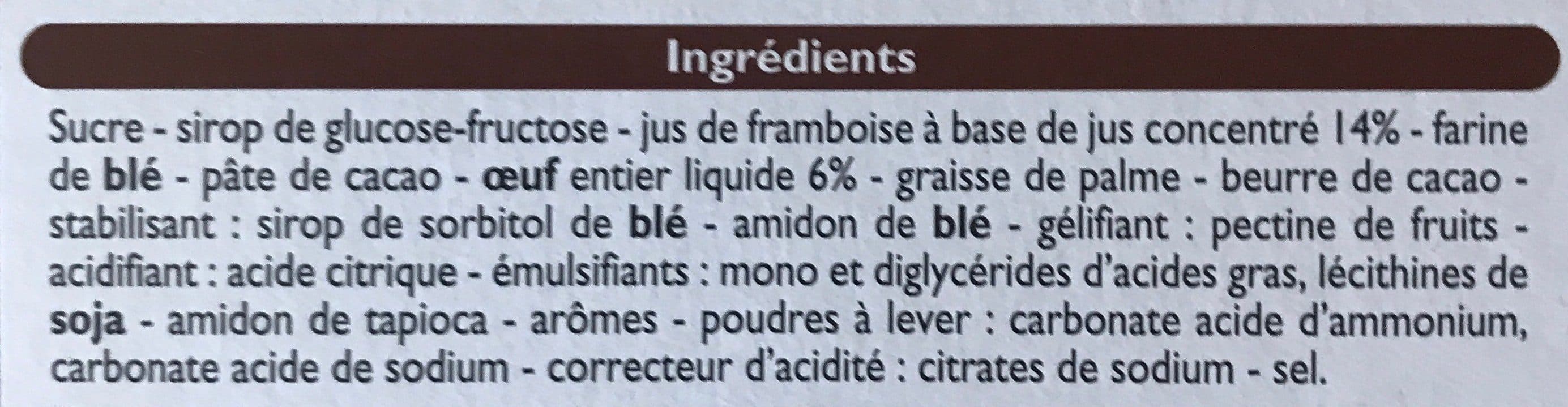 Leader Price Biscuits Fourrés Framboise packshot