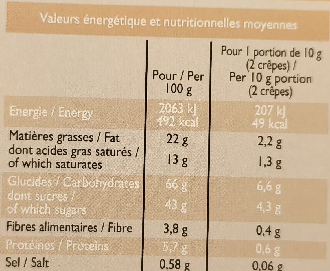 Leader Price Crêpes Dentelle ENROBÉES DE CHOCOLAT NOIR packshot