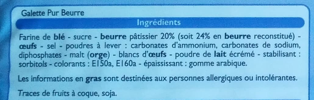 Leader Price Galettes Bretonnes - Pur Beurre packshot