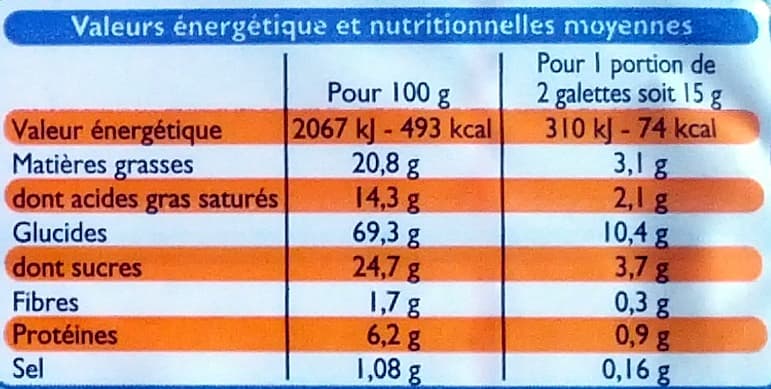 Leader Price Galettes Bretonnes - Pur Beurre packshot