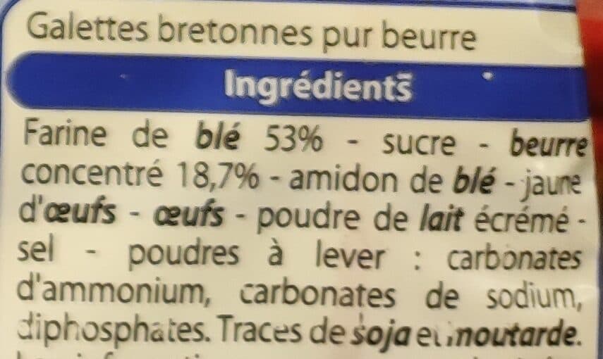 Leader Price Galettes bretonnes packshot