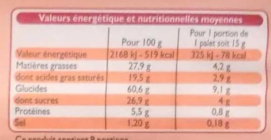 Leader Price Palets Bretons - Pur Beurre packshot
