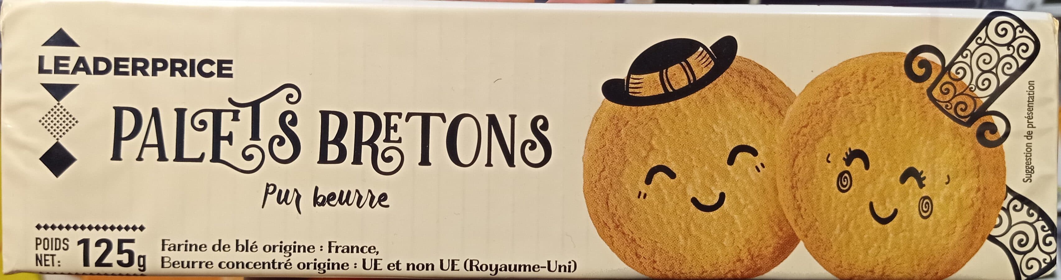 Leader Price Palets Bretons Pur beurre packshot