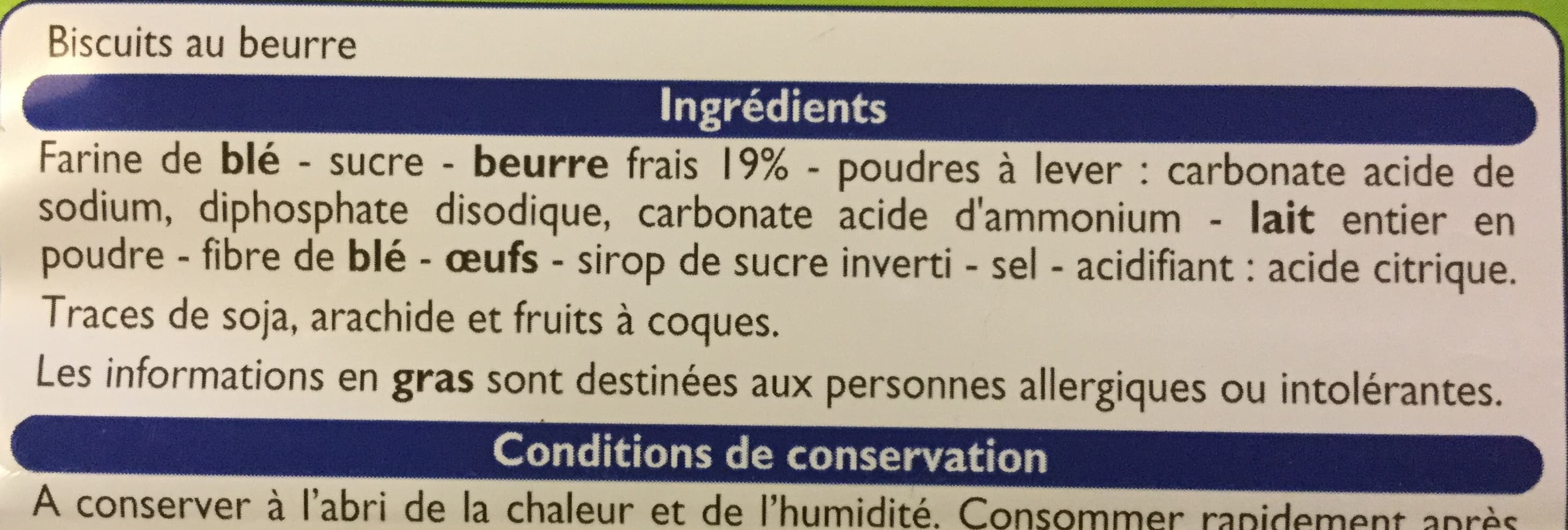 Leader Price Beurrés Bretons packshot