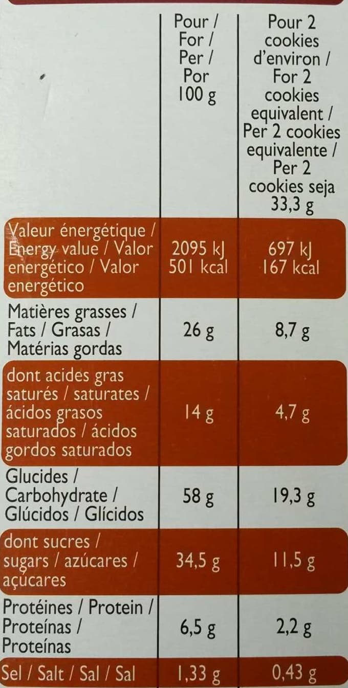 Leader Price Cookies packshot