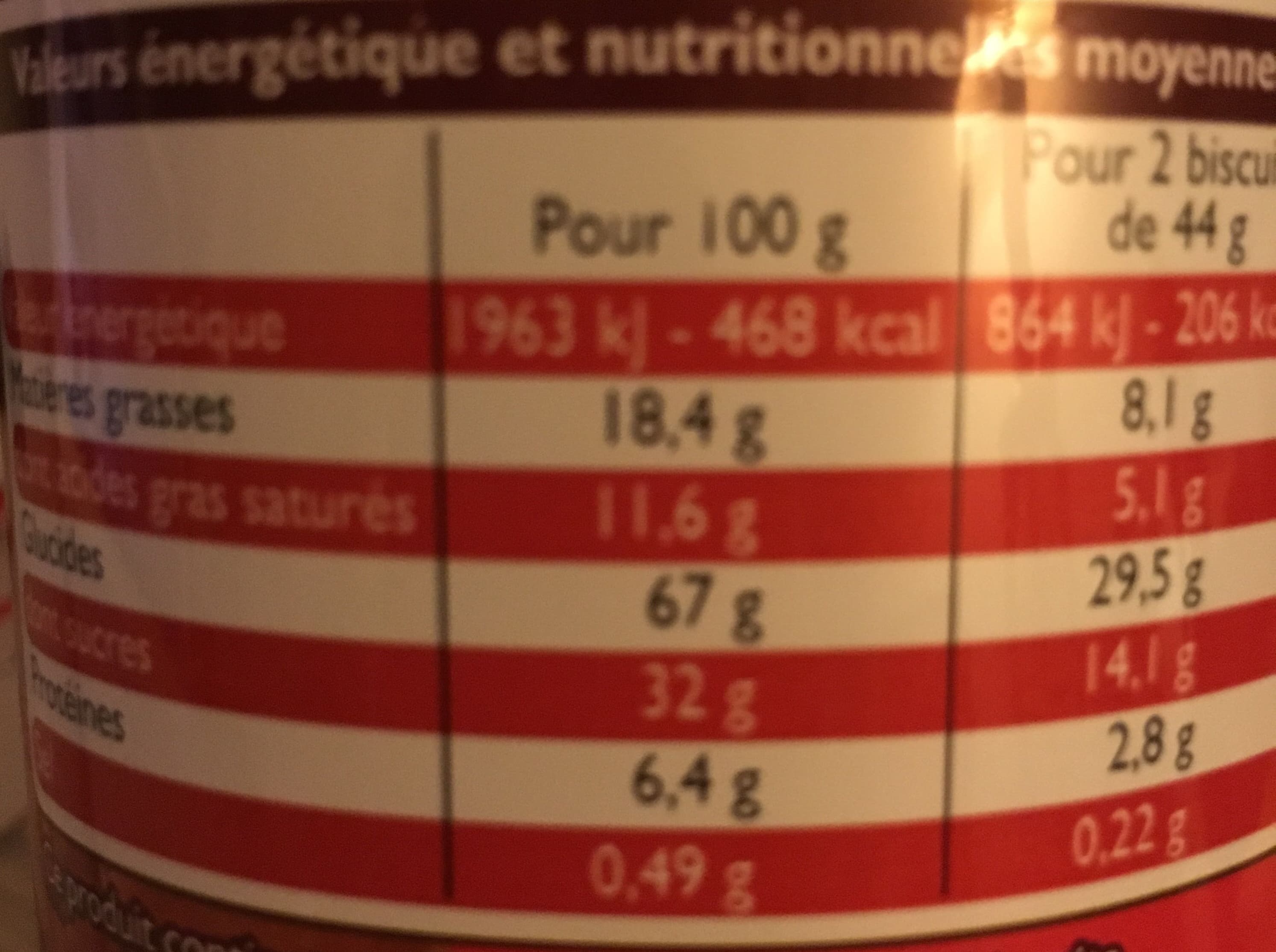 Leader Price Royal biscuit goût tout chocolat packshot