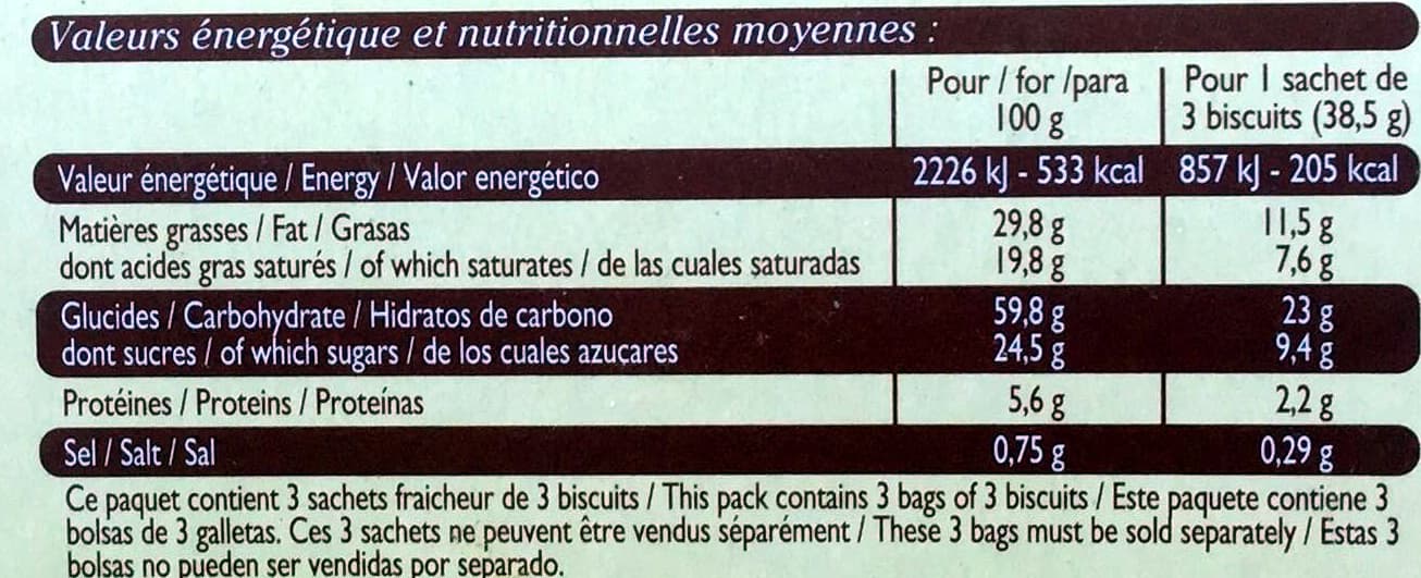 Leader Price Galets Bretons au beurre frais packshot