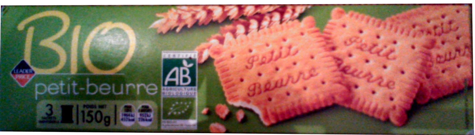 Leader Price Petit-beurre Bio packshot