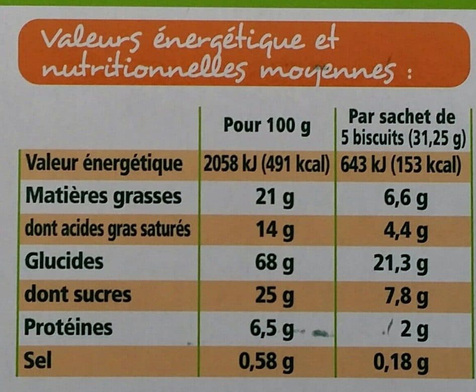 Leader Price Galettes pur beurre bio packshot
