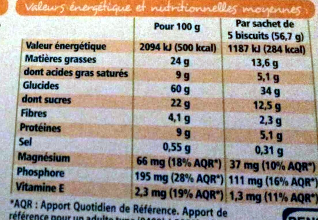 Leader Price Biscuits sésame-épeautre packshot