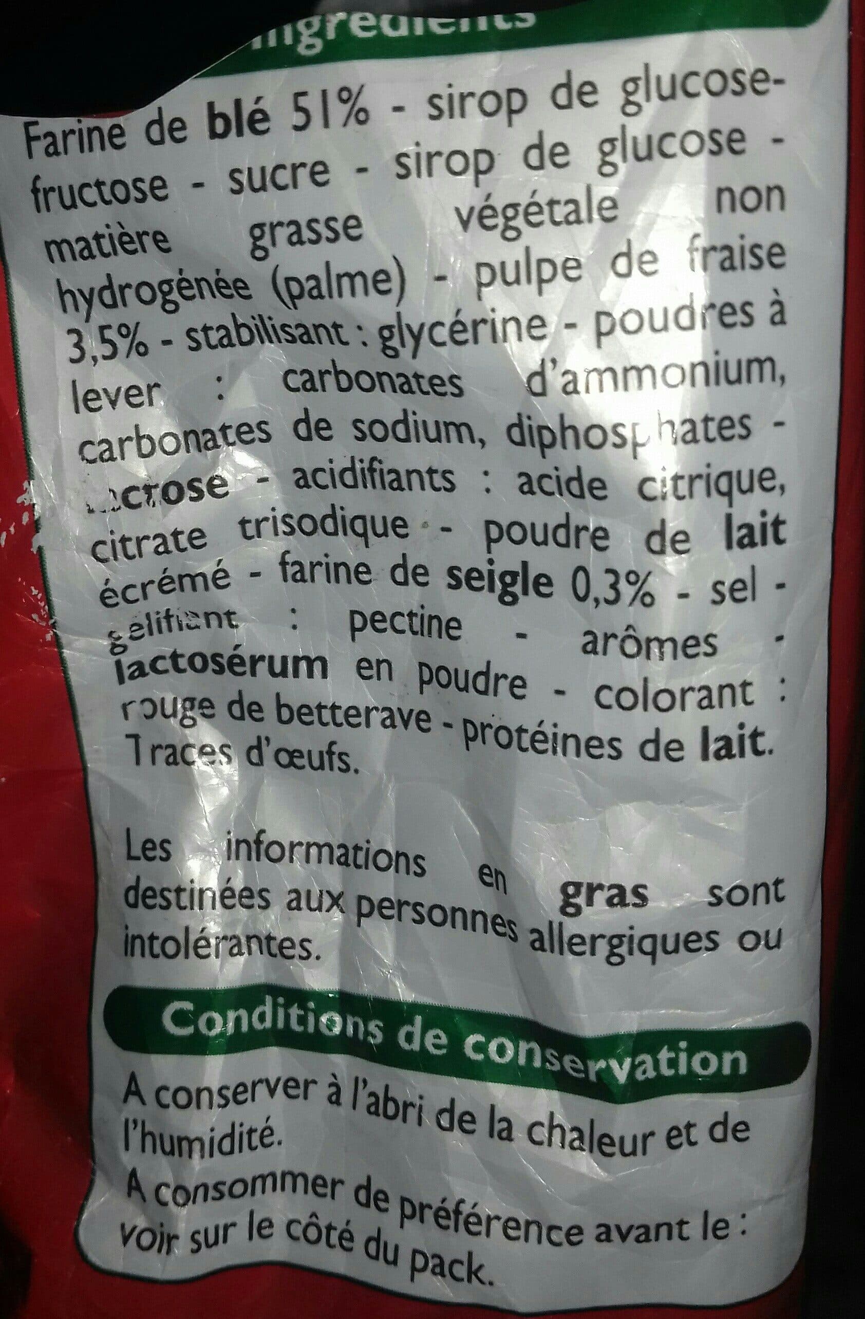 Leader Price Carré Fraise packshot
