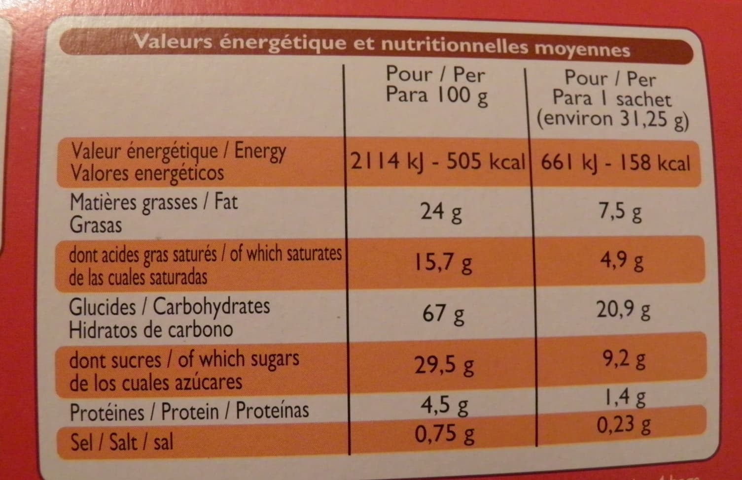 Leader Price Sablés éclats au caramel au beurre salé packshot