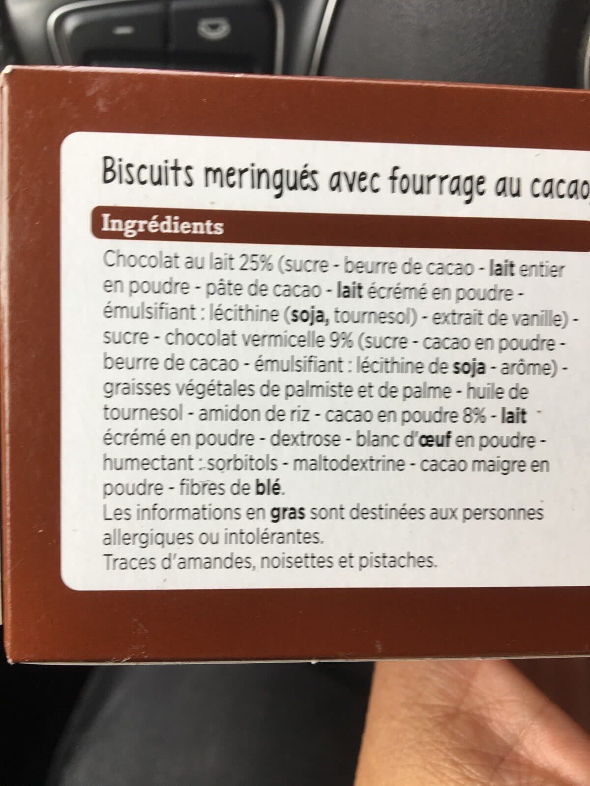 Franprix Biscuits Meringués Truffés packshot