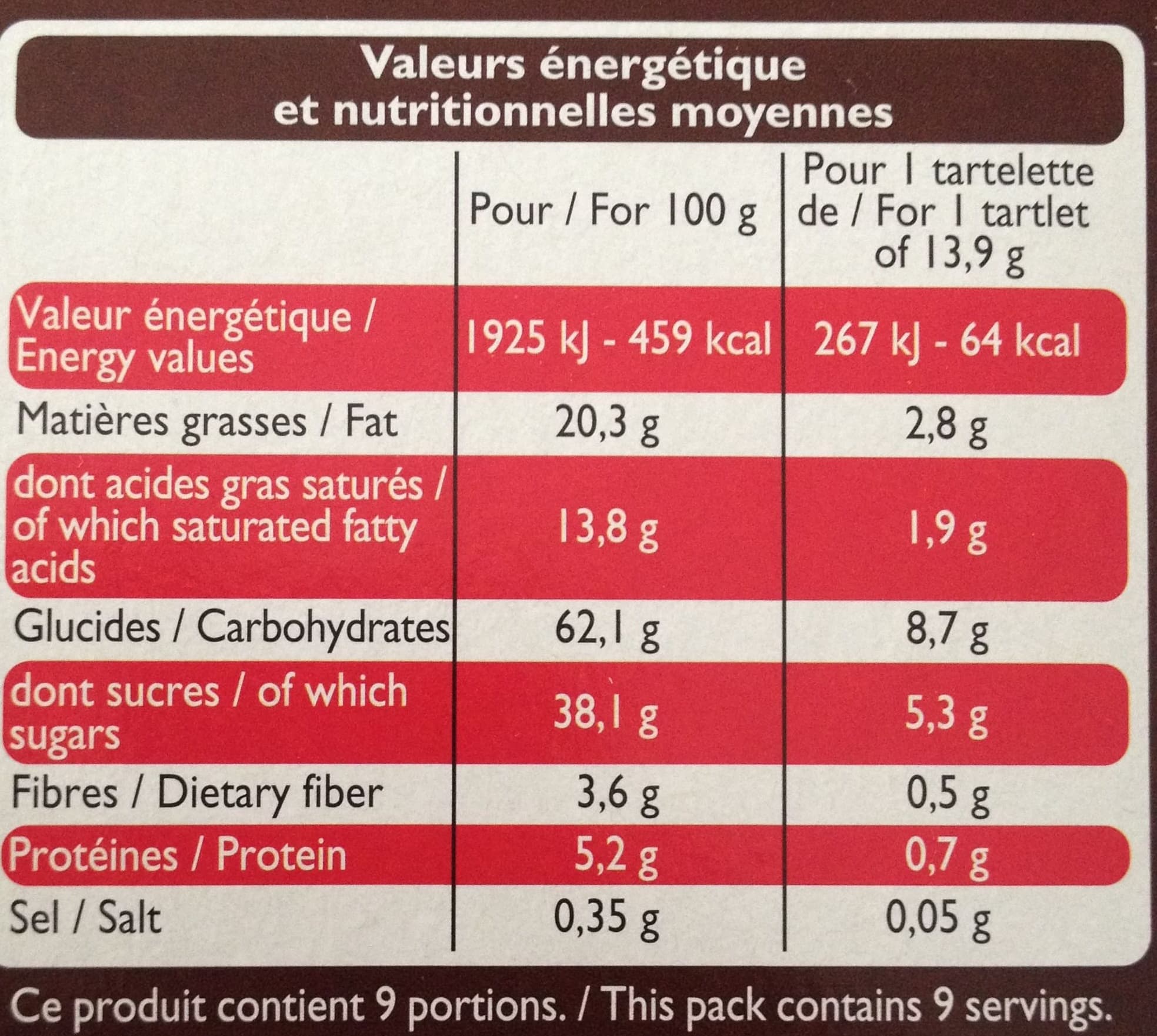 Leader Price Tartelettes Framboise & chocolat noir packshot