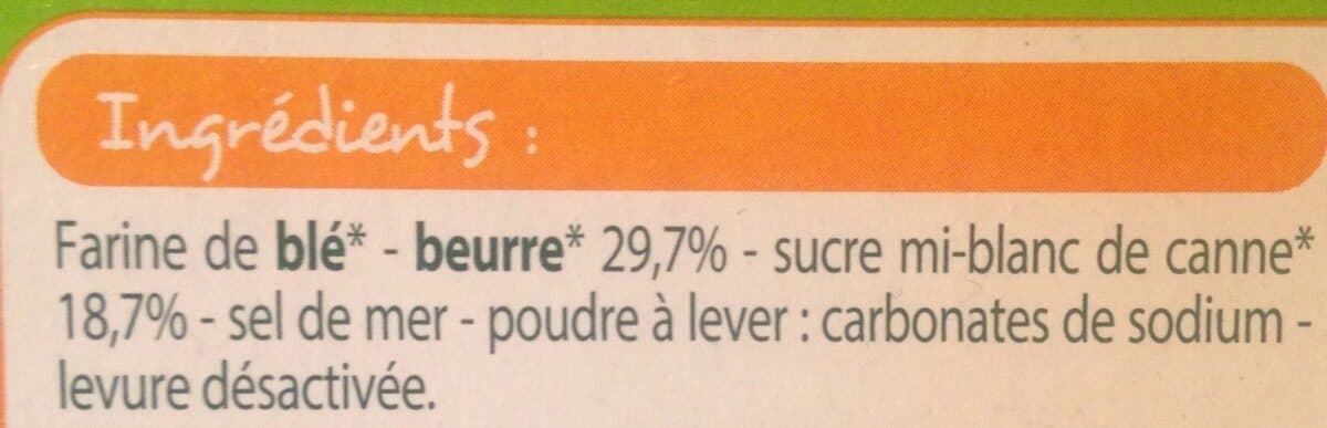Leader Price Palmiers pur beurre packshot