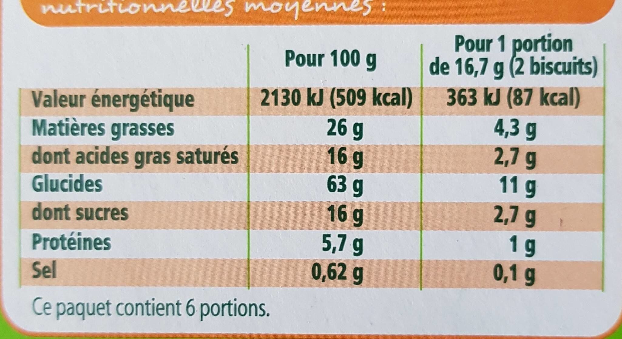 Leader Price Palmiers pur beurre packshot