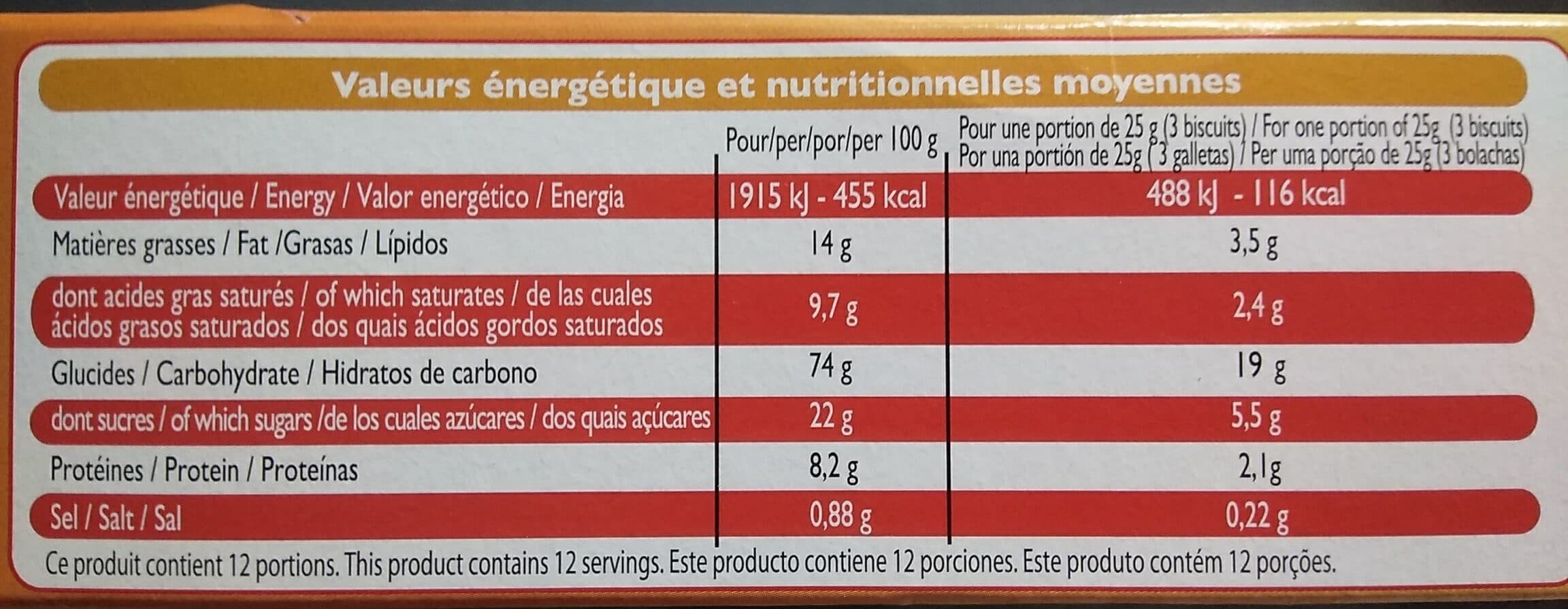 Leader Price Petit beurre packshot