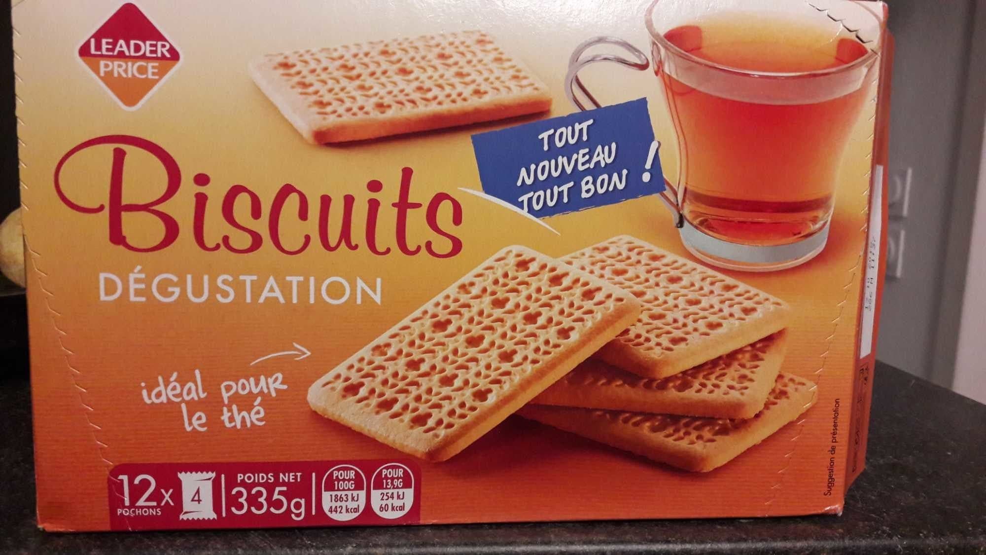 Leader Price Biscuits Dégustation packshot