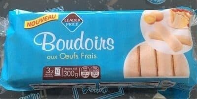 Leader Price Boudoirs Leader price packshot