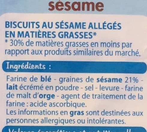 Leader Price fine ligne Flûtes sésame packshot