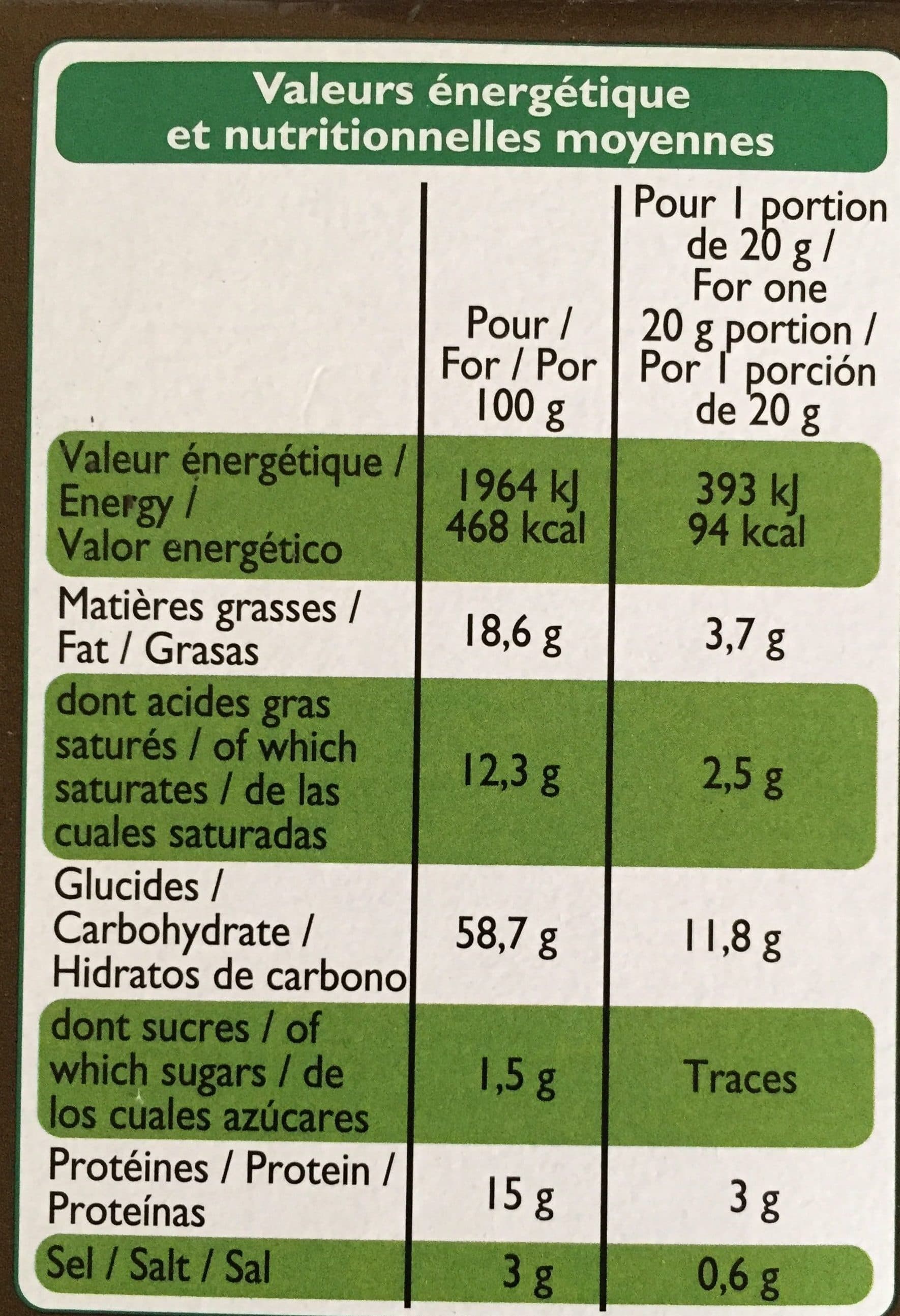 Leader Price Les Craquines olive/parmesan packshot