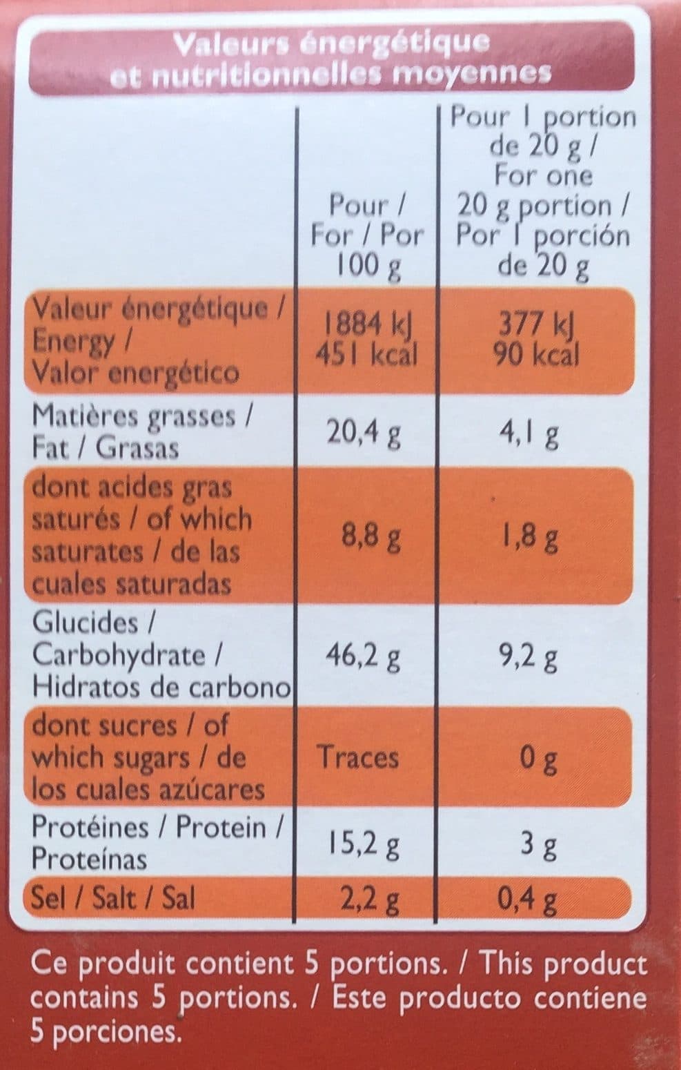 Leader Price Les Craquines aux graines packshot