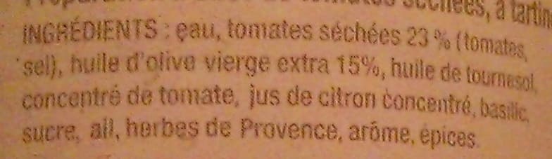 Franprix Confit de Tomates séchées packshot