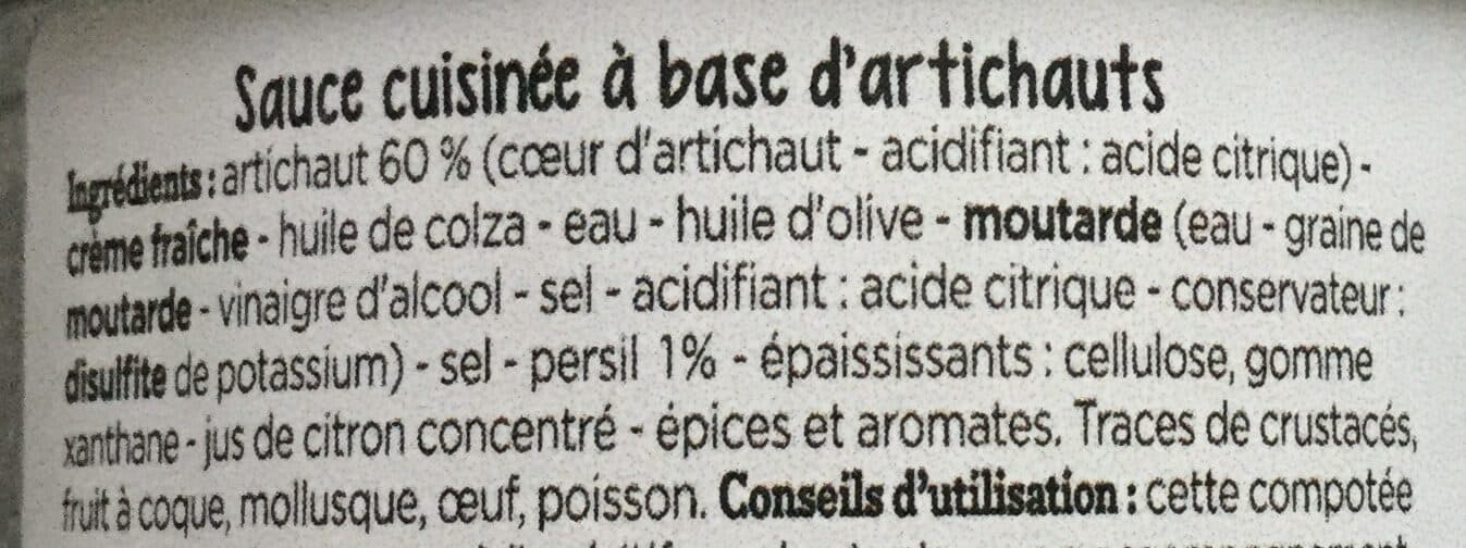 Franprix Compotée d'Artichaut packshot