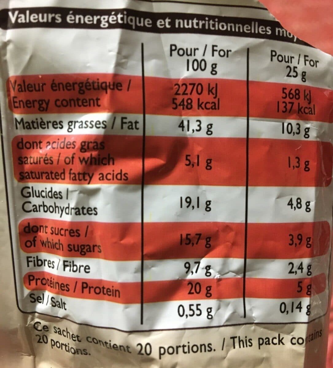 Leader Price Mélange Graines & Raisins packshot