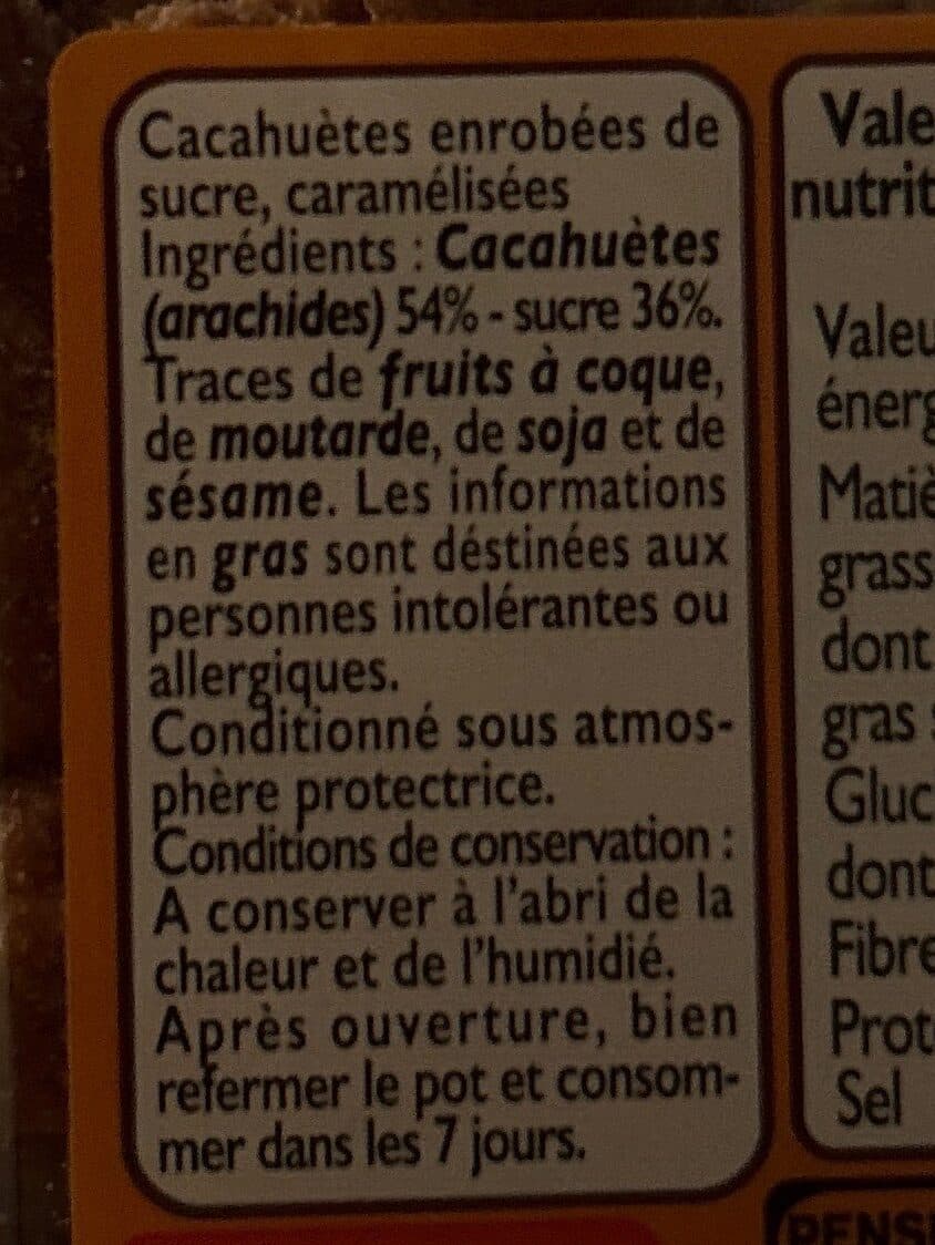 Leader Price Cacahuètes caramélisées packshot