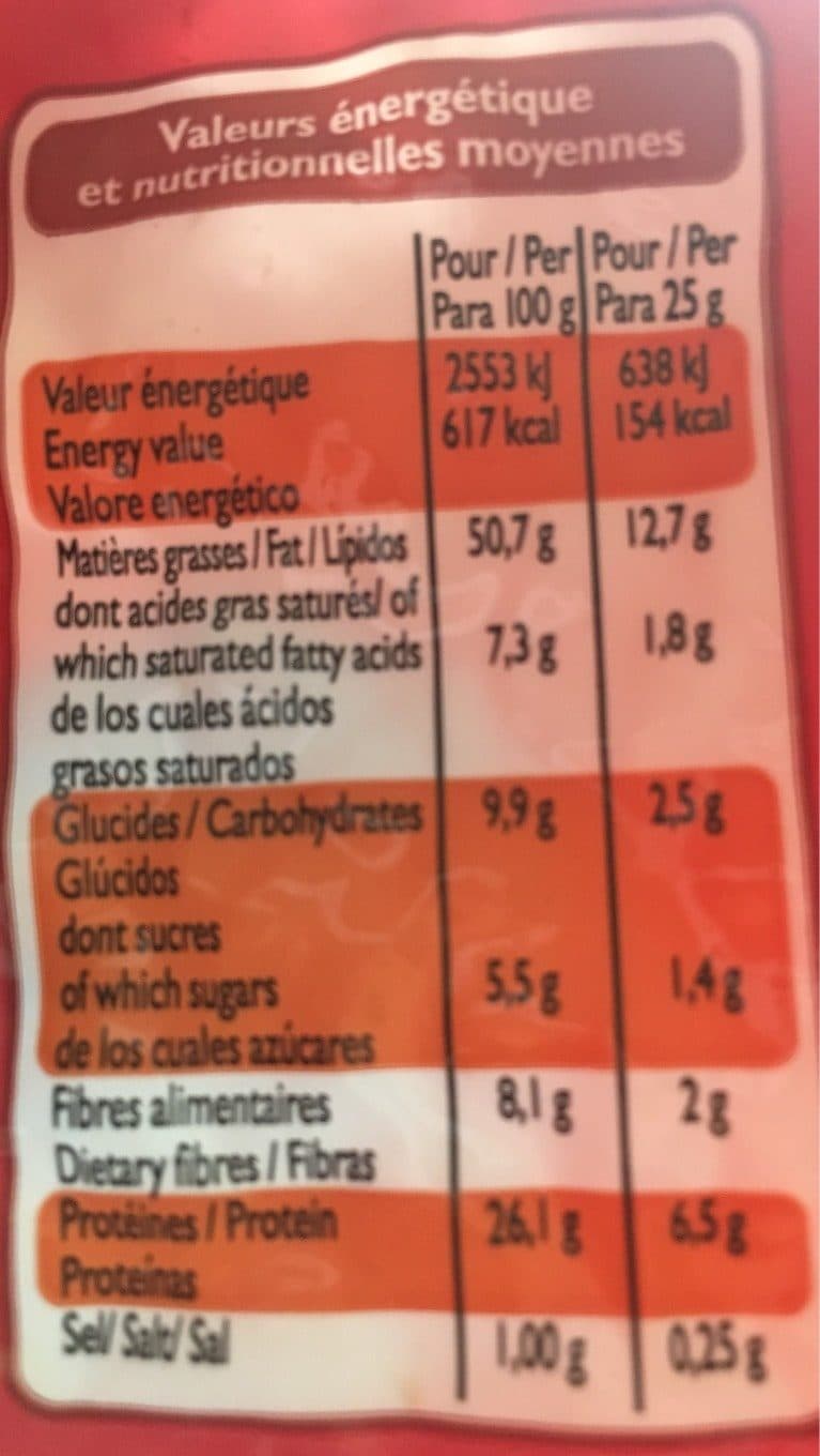 Leader Price Cacahuètes grillées salées packshot