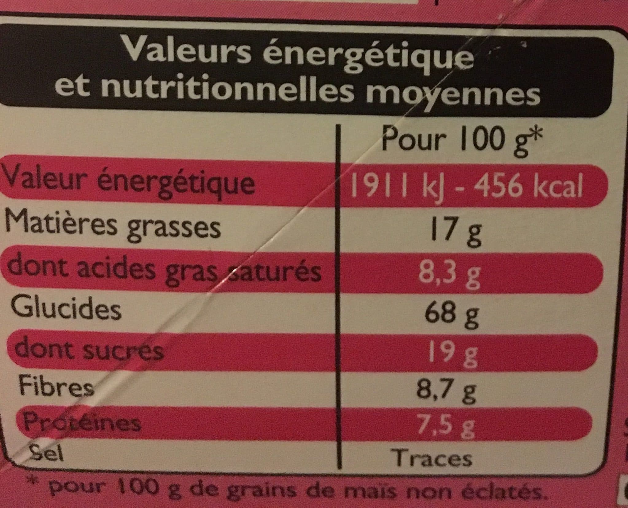 Leader Price Pop Corn sucré packshot