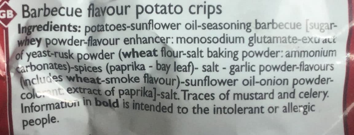 Leader Price Chips barbecue packshot