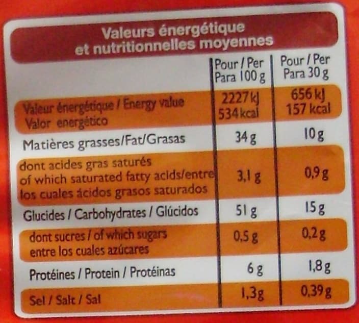 Leader Price Chips Nature (Blondes et Croustillantes) packshot