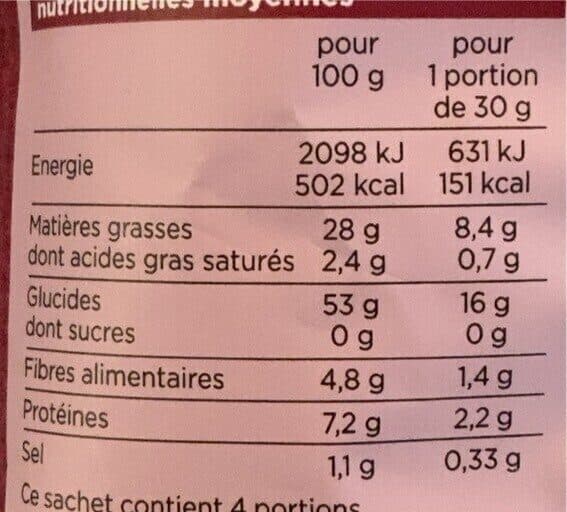 Franprix chips salées coupe épaisse packshot