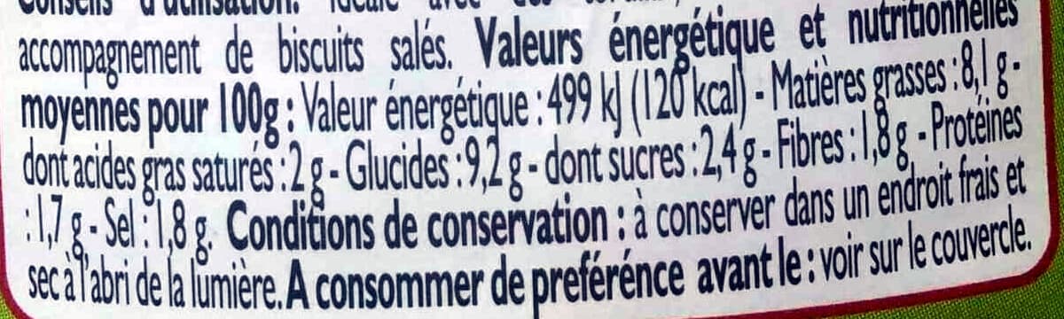 Leader Price Sauce Guacamole Avocat & Poivron packshot
