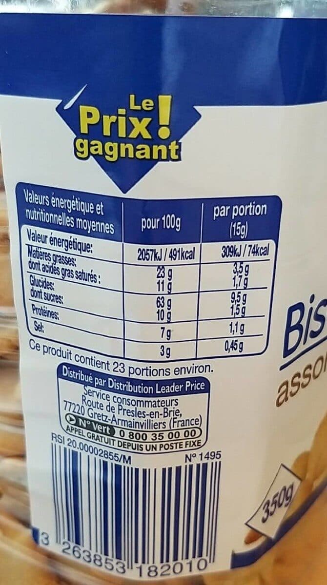 LE PRIX GAGNANT ! Biscuits salés assortiment packshot