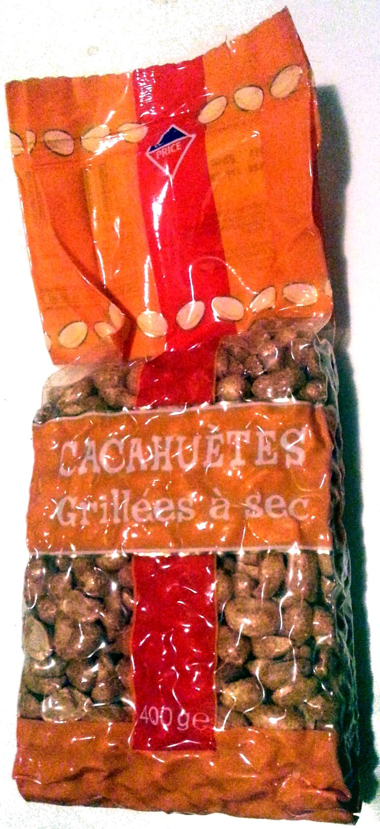 Leader Price Cacahuètes grillées à sec packshot