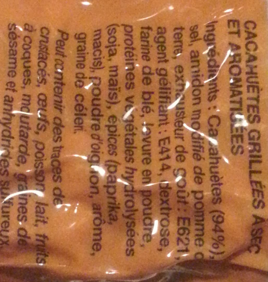 Leader Price Cacahuètes grillées à sec packshot