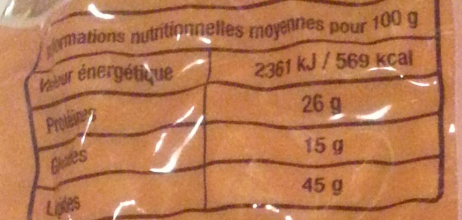 Leader Price Cacahuètes grillées à sec packshot