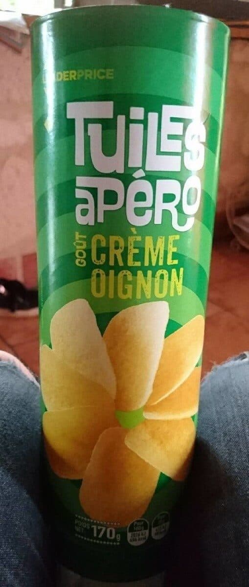 Leader Price Tuiles apero goût crème oignon packshot