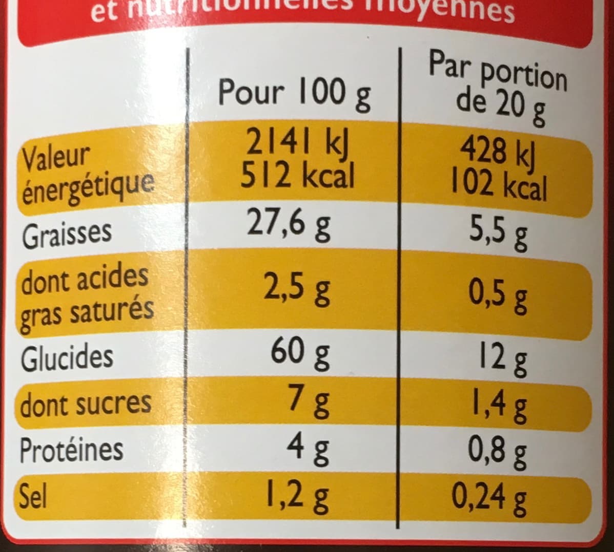 Leader Price Tuiles apéro goût épicé packshot