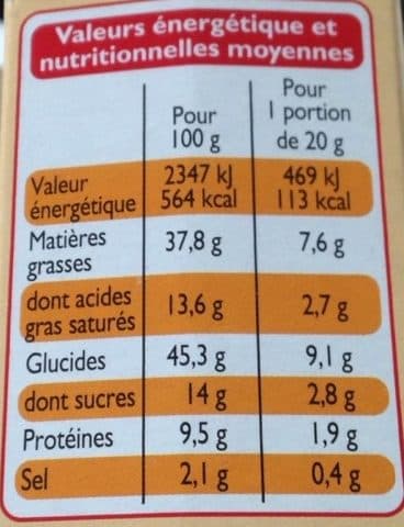 Leader Price Mini Crêpes Cheddar packshot