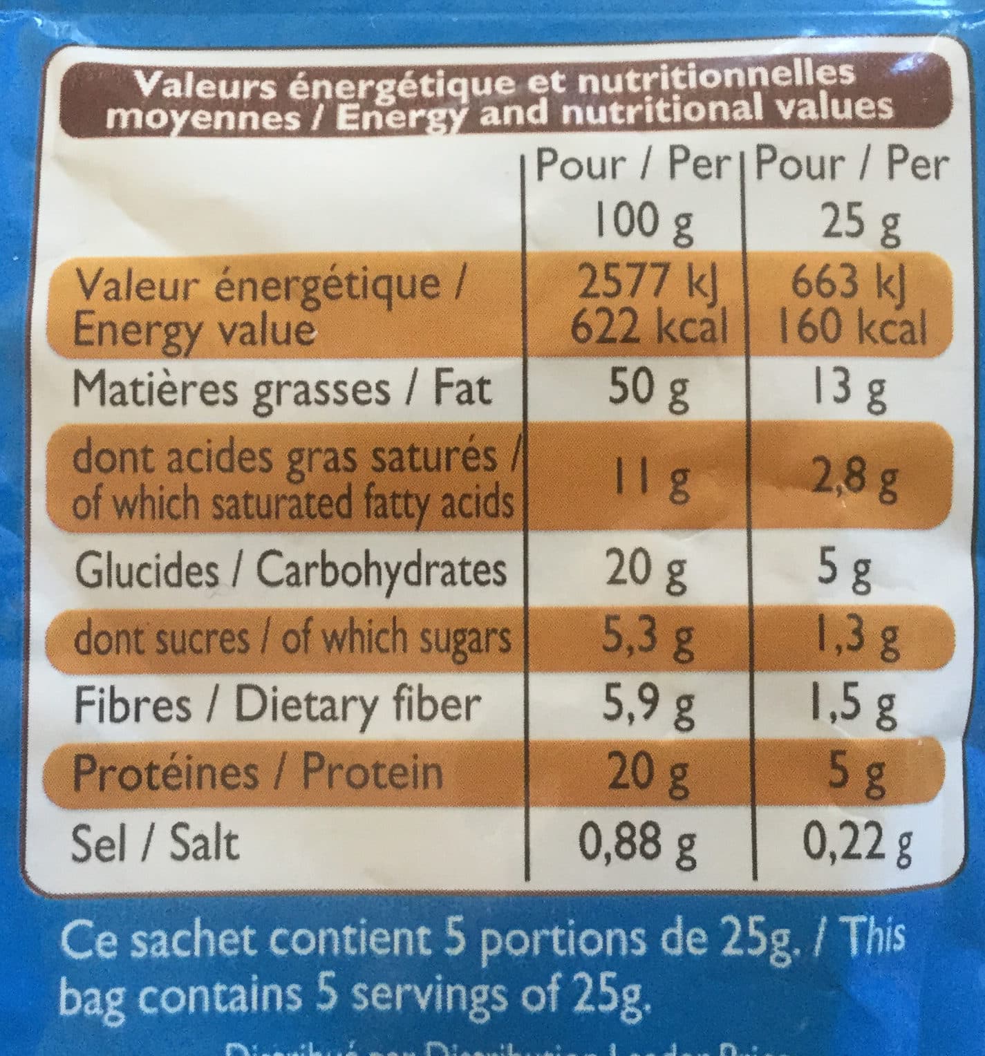 Leader Price Noix de cajou grillées salées packshot