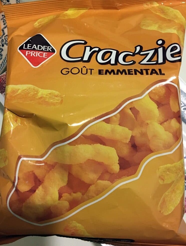 Leader Price Crac'zie goût emmental packshot