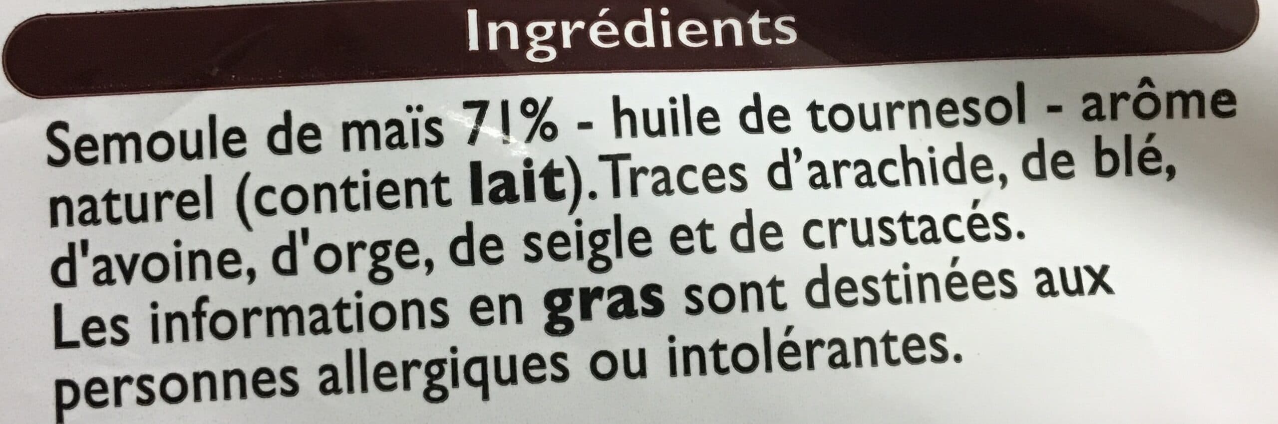 Leader Price Crac'zie goût emmental packshot