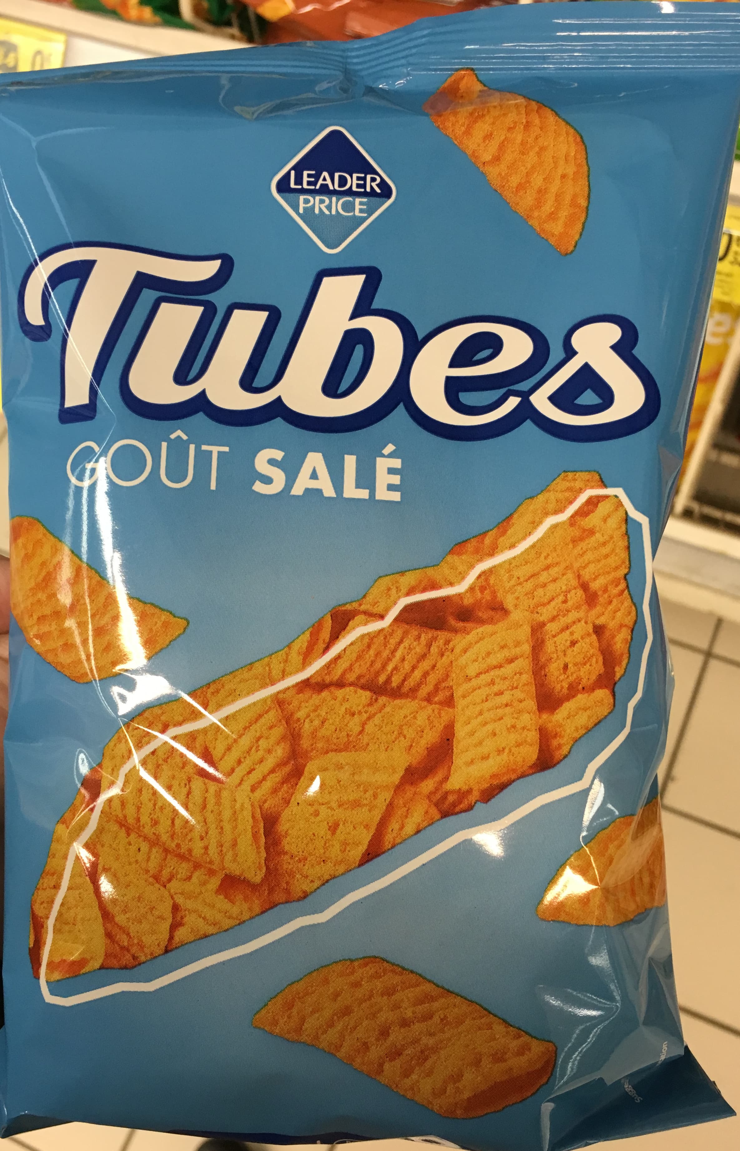 Leader Price Tubes goût salé packshot