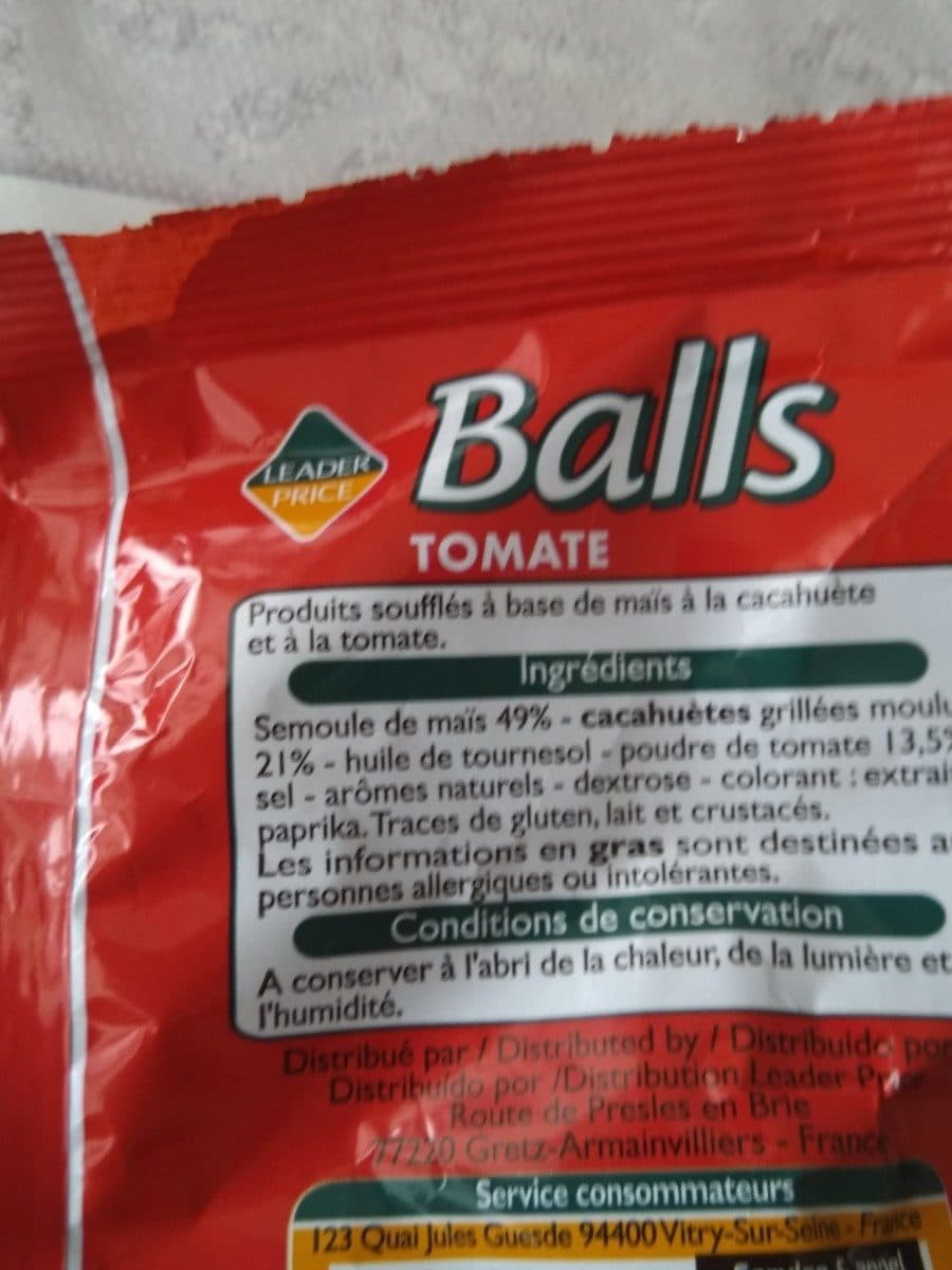 Leader Price Balls packshot