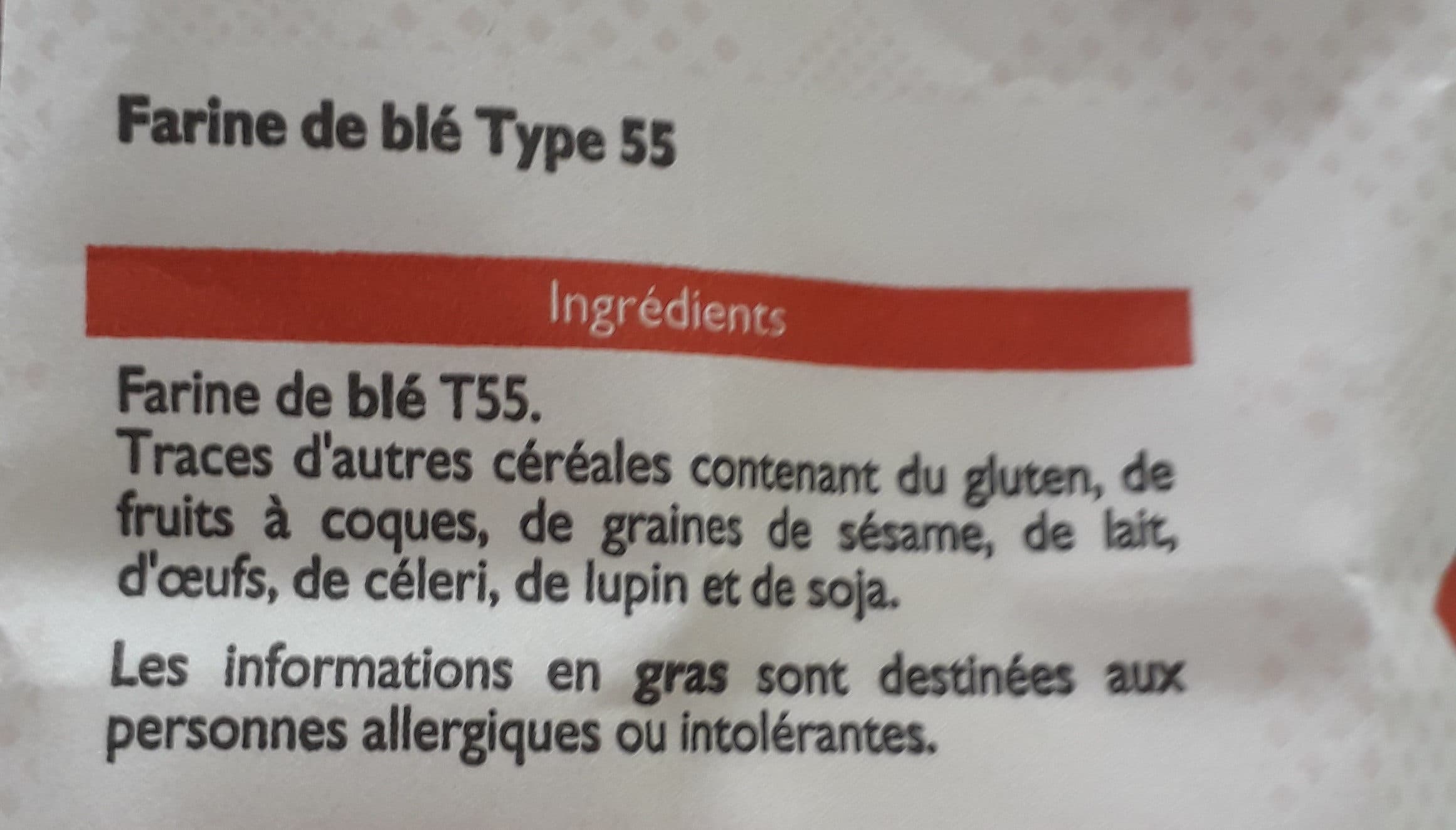 Leader Price Farine de blé T55 packshot